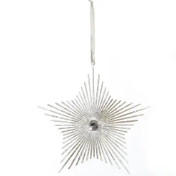 Champagne Starburst Tree Decoration Snowflakes And Stars|