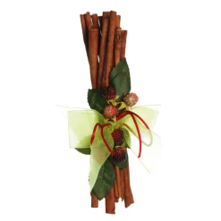 Christmas Cinnamon Stick Bunch with Red Berry and Frosted Fir Christmas Candles And Scents|