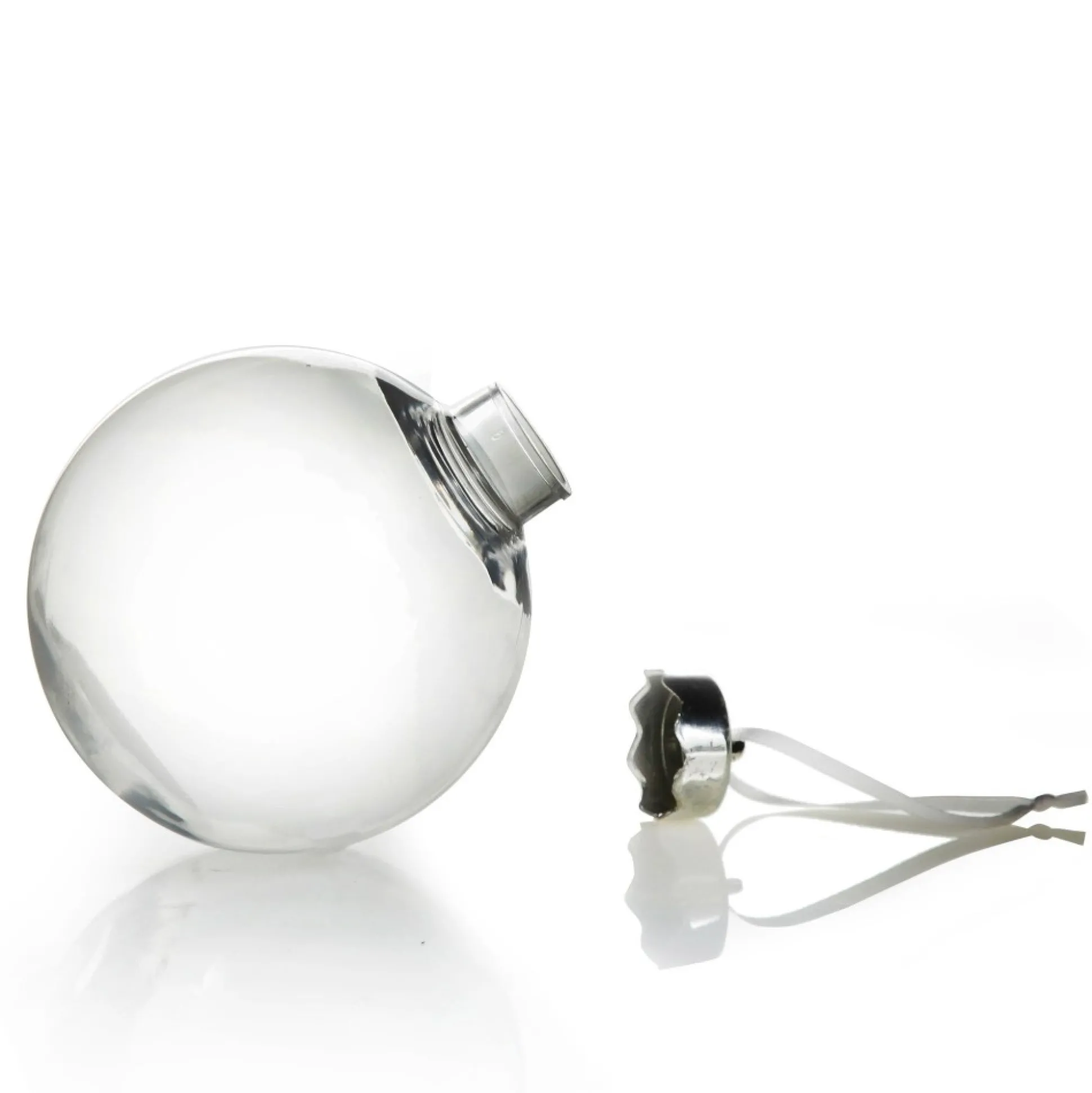 10cm Clear Acrylic Craft Bauble Craft Baubles|