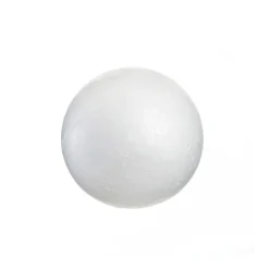 7cm Polystyrene Foam DIY Craft Ball - Pack of 6 Christmas Craft Supplies|