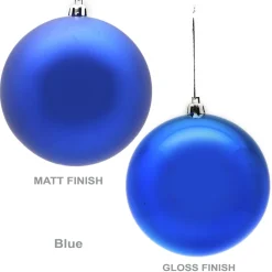 Customised Large Shatterproof Logo Decal Bauble - 10cm Corporate Logo Baubles|