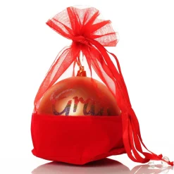 Customised Shatterproof Printed Logo Bauble - 10cm Corporate Logo Baubles|