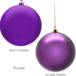 Customised Shatterproof Printed Logo Bauble - 10cm Corporate Logo Baubles|