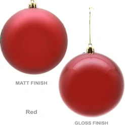 Customised Shatterproof Printed Logo Bauble - 10cm Corporate Logo Baubles|