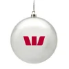 Customised Shatterproof Printed Logo Bauble - 8cm Corporate Logo Baubles|