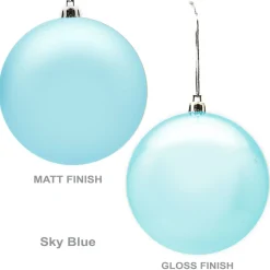 Customised Shatterproof Printed Logo Bauble - 8cm Corporate Logo Baubles|