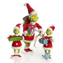 D56 Possible Dreams - Grinch and Max! Christmas Ornament Christmas Figurines|