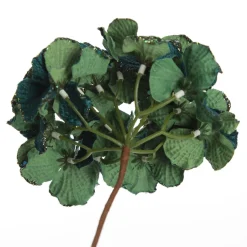 Dark Green Hydrangea Flower Stem Christmas Flowers|