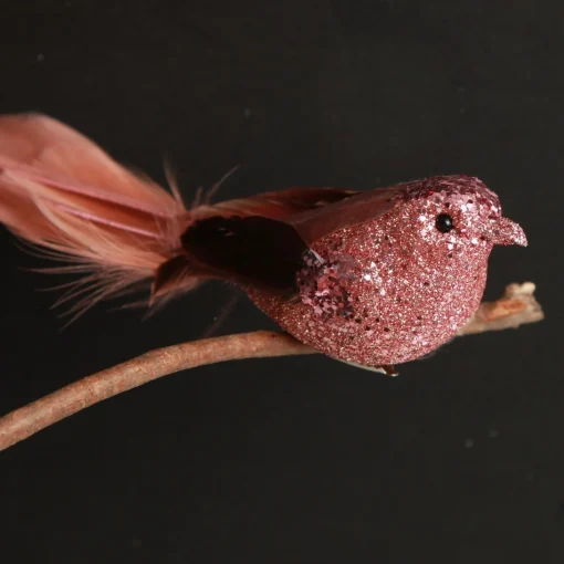 Dark Pink Bird Clip Butterflies And Birds|