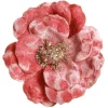 Dark Pink Velvet Magnolia Flower Clip Christmas Flowers|