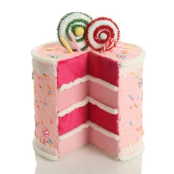 Delicious Pink Velvet Layered Cake Christmas Decoration Christmas Tree Decorations|