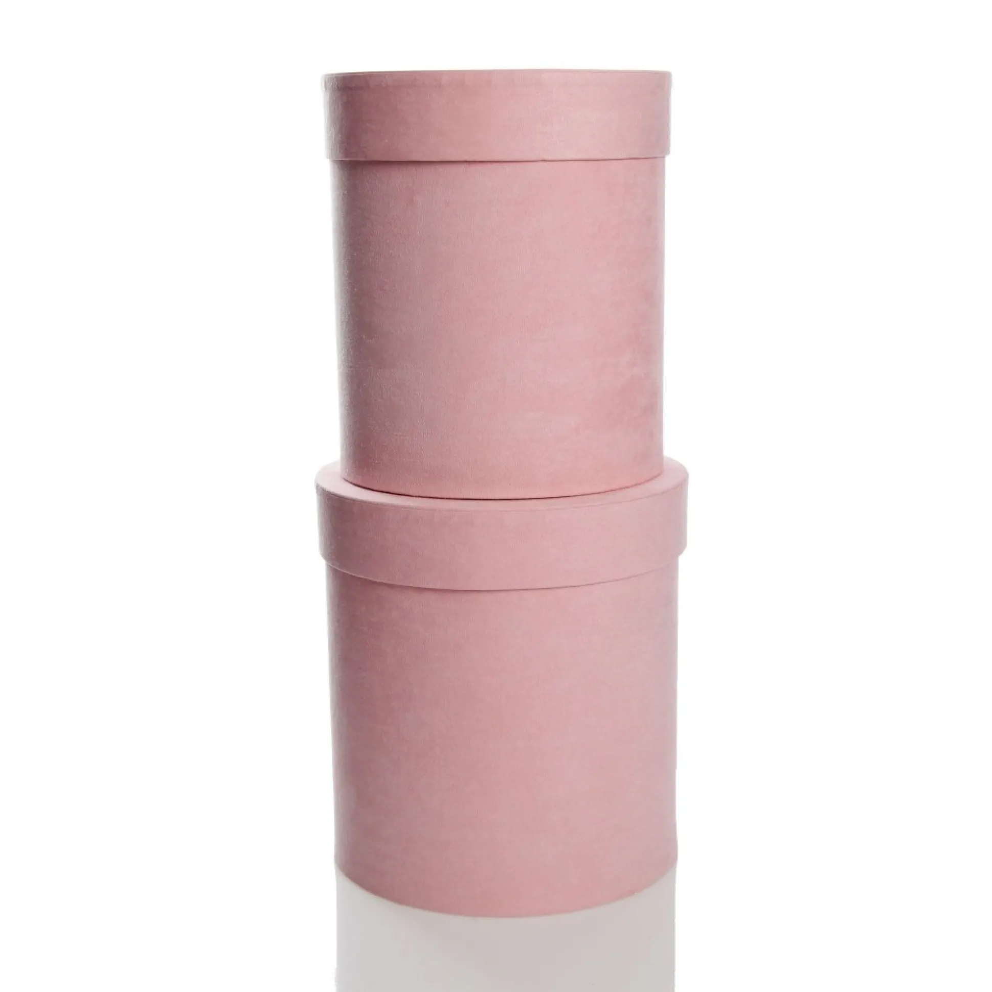 Deluxe Pink Suede Round Giftbox Gift Wrap, Boxes, Bags & Tags|