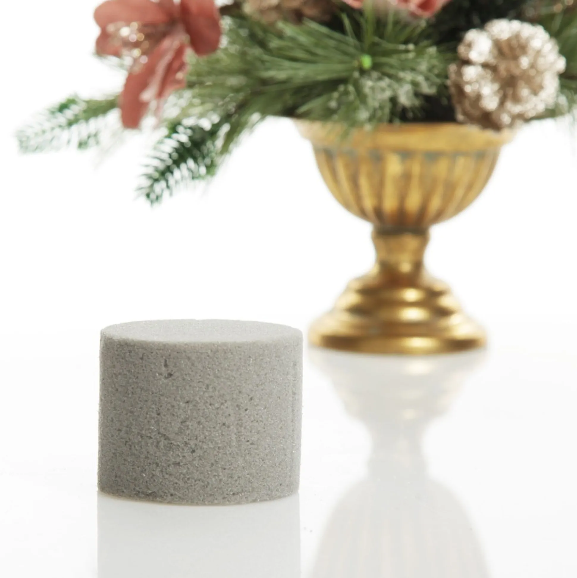 Dry Floral Foam Cylinder Christmas Craft Supplies|