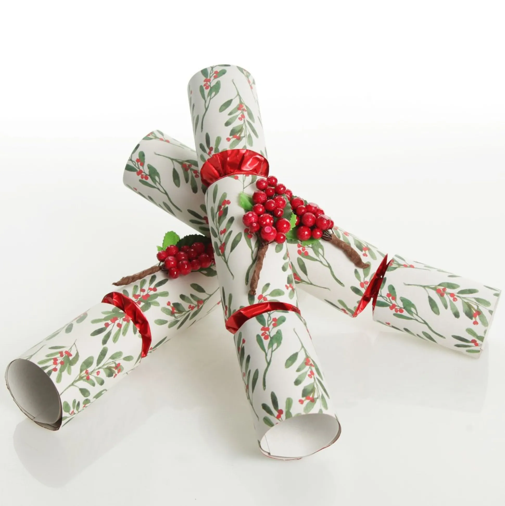 Eucalyptus Leaf and Red Berry Christmas Bon Bons Christmas Bon Bons|