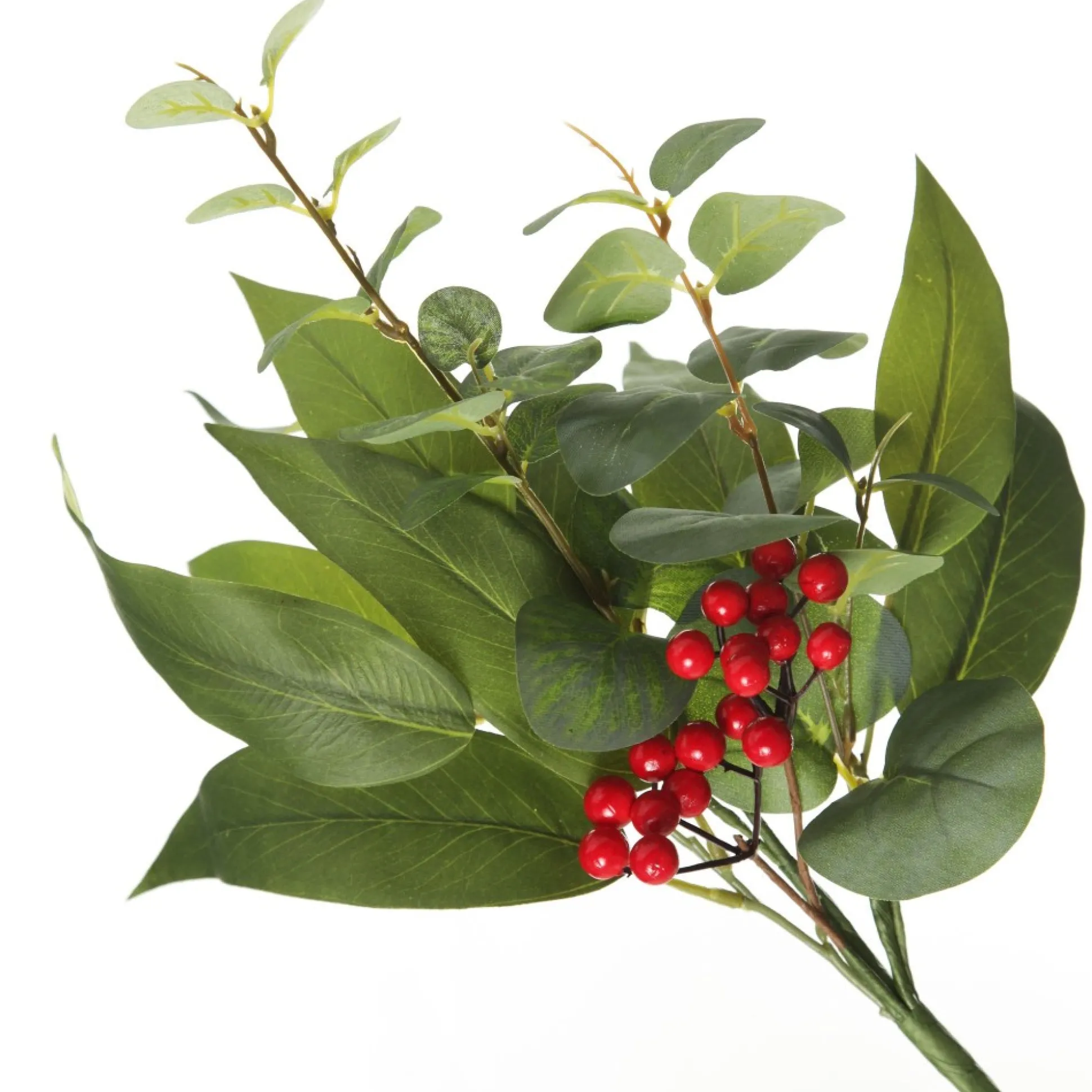 Eucalyptus with Red Berries Christmas Spray Christmas Sprays|