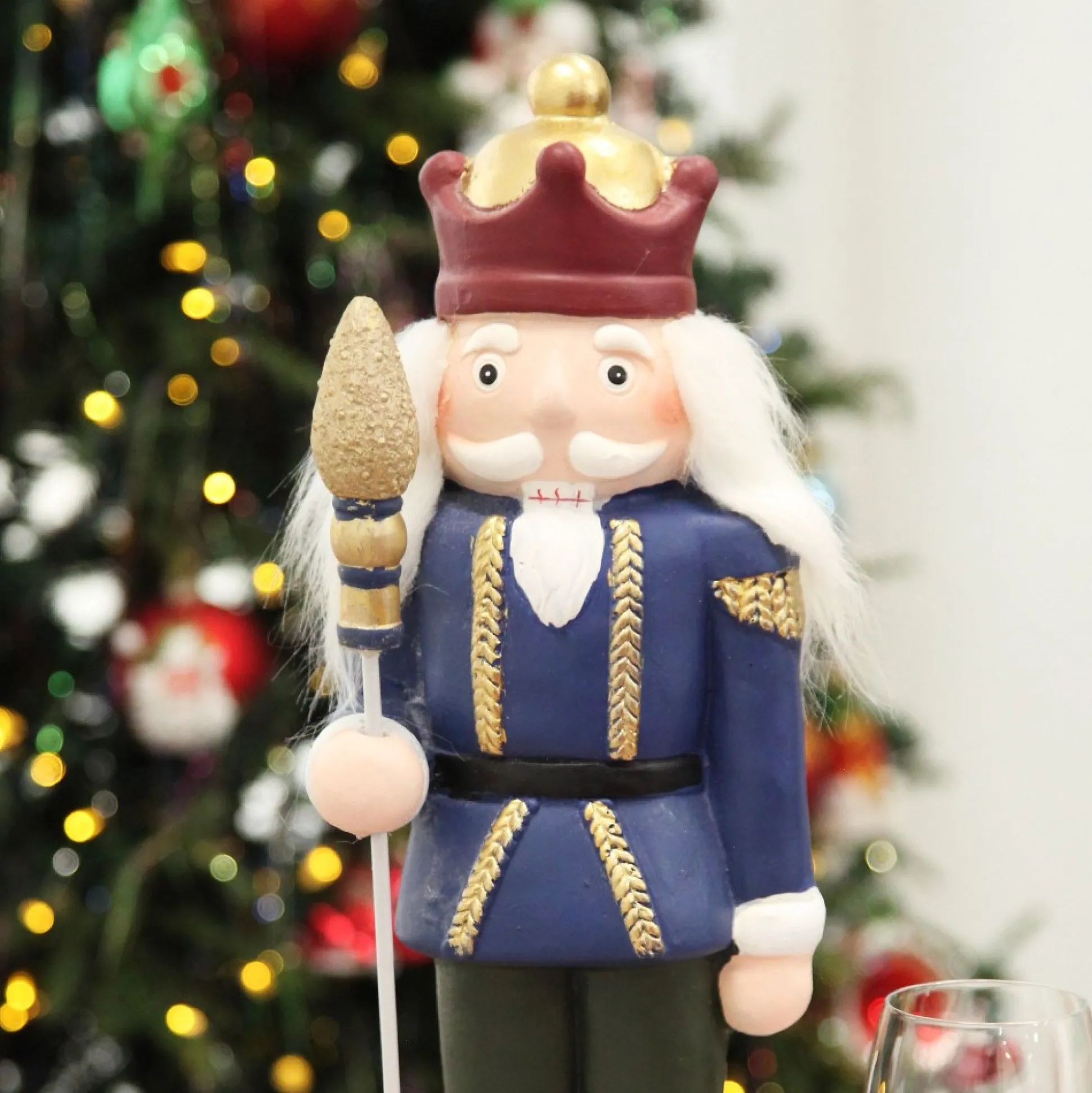 Extra Large Blue Jacket Nutcracker Christmas Ornament Christmas Nutcrackers|