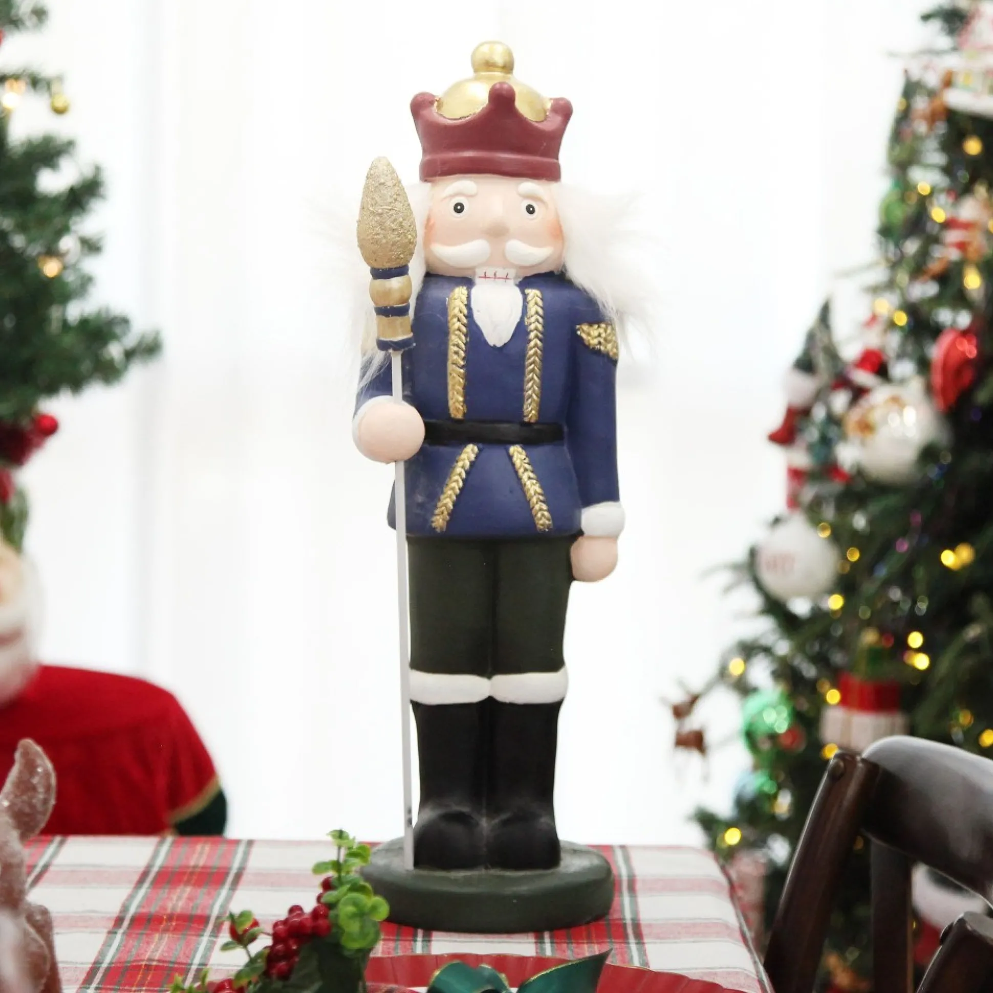 Extra Large Blue Jacket Nutcracker Christmas Ornament Christmas Nutcrackers|