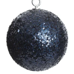 Extra Large Blue Sequin Christmas Bauble Decorative Christmas Baubles|