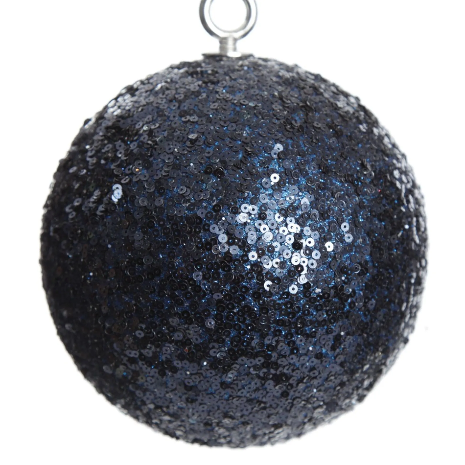 Extra Large Blue Sequin Christmas Bauble Decorative Christmas Baubles|