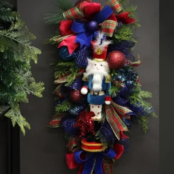 Extra Large Nutcracker in Blue Jacket Diy Wreaths|