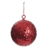 Extra Large Red Sequin Christmas Bauble Decorative Christmas Baubles|