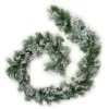 Flocked Alpine Christmas Garland Christmas Garlands|