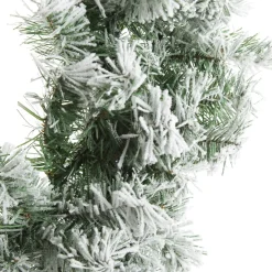 Flocked Alpine Christmas Wreath Christmas Wreaths|