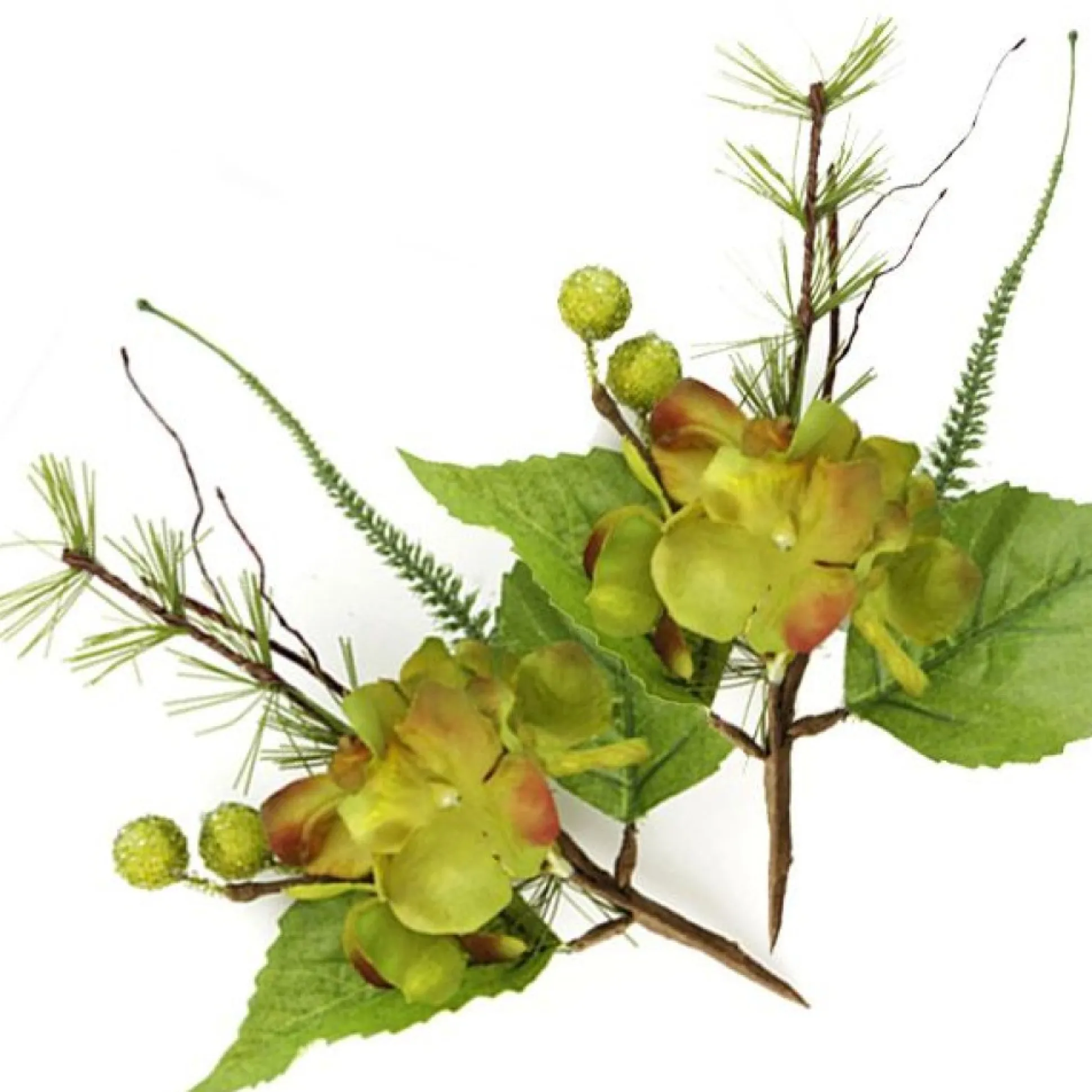 Fresh Floral Hydrangea Pick - Set of 2 Christmas Pick|