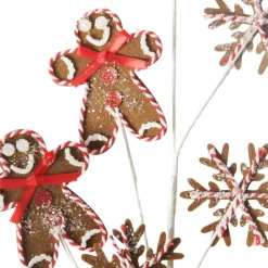 Gingerbread Man Christmas Pick Christmas Tree Picks|
