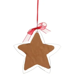 Gingerbread Star Cookie Cutter Decoration Christmas Tree Decorations|