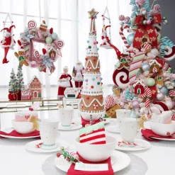 Gingerbread Table Top Christmas Tree Ornament Table Top Christmas Trees|