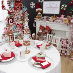 Gingerbread Table Top Christmas Tree Ornament Table Top Christmas Trees|