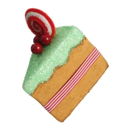 Gingerbread Velvet Cake Slice Christmas Tree Decoration Christmas Tree Decorations|