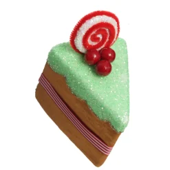 Gingerbread Velvet Cake Slice Christmas Tree Decoration Christmas Tree Decorations|