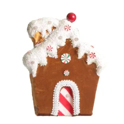 Gingerbread Velvet House Christmas Tree Decoration Christmas Tree Decorations|