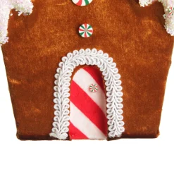 Gingerbread Velvet House Christmas Tree Decoration Christmas Tree Decorations|