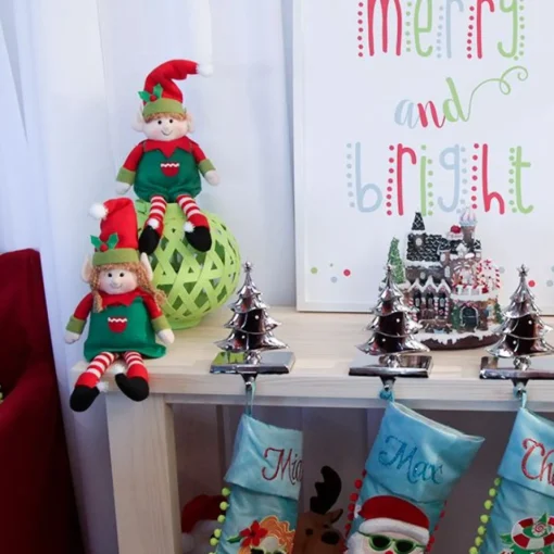 Girl Elf Shelf Sitter Christmas Elves And Fairies|