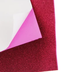 Glitter Foam Self Adhesive Mixed Colours A4 Sheets - Pack of 10 Christmas Craft Supplies|