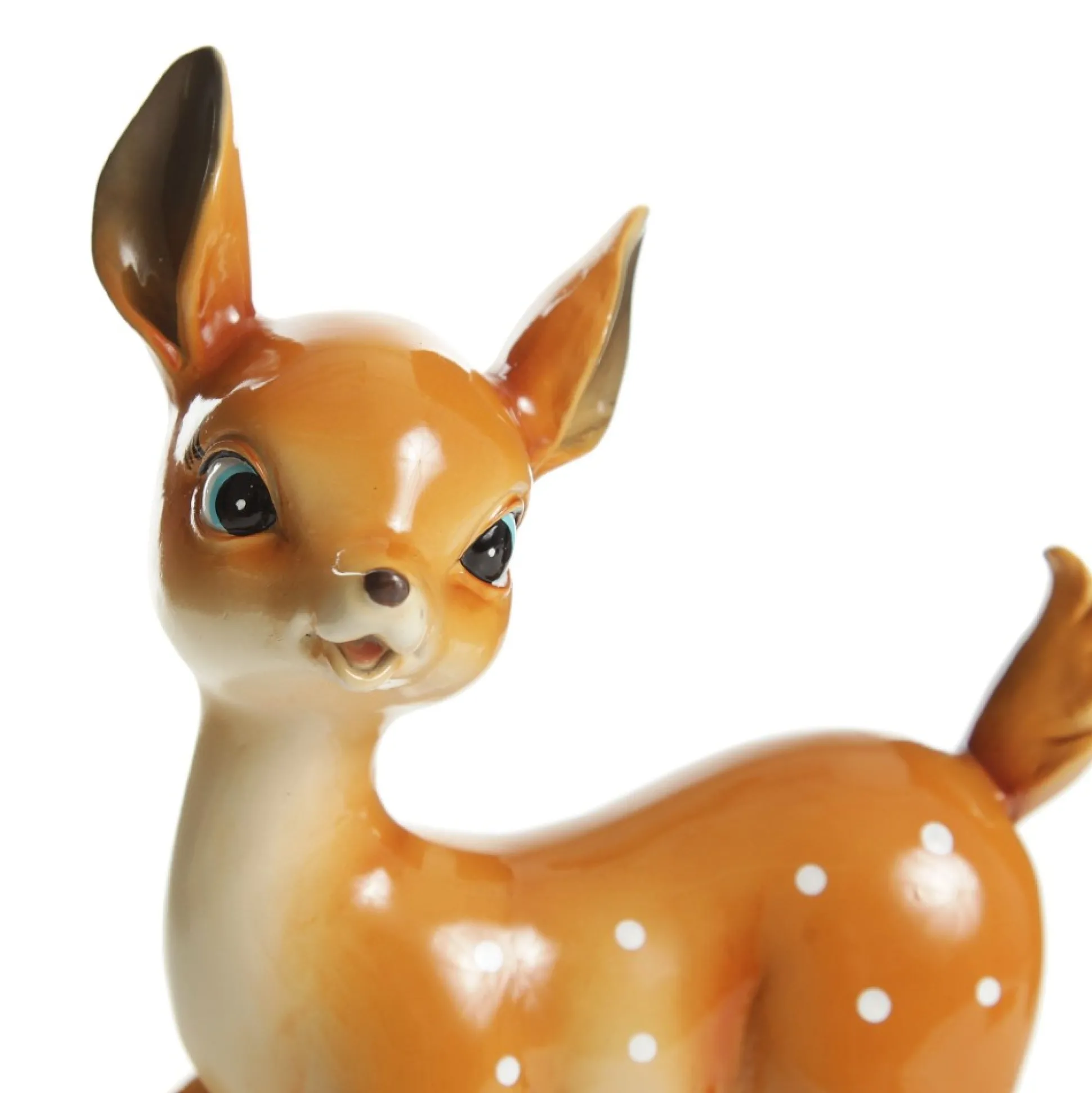 Glossy Retro Bambi Christmas Ornaments - Set of 2 Christmas Birds And Animals|
