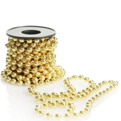 Gold Bead Chain Christmas Garland Tree Garlands|