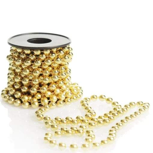 Gold Bead Chain Christmas Garland Tree Garlands|