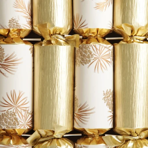 Gold Glitter Foliage Christmas Bon Bons Christmas Bon Bons|