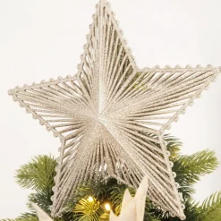 Gold Hollow Glitter Star Snowflakes And Stars|