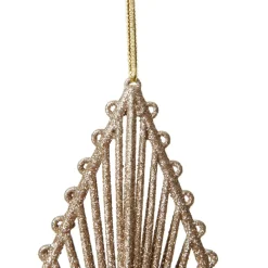 Gold Hollow Glitter Star Snowflakes And Stars|