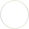 Gold Metal Hoop Wreath Base - 35cm Diy Wreaths|
