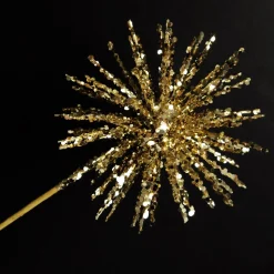 Gold Starburst Sparkle Pick Christmas Tree Picks|