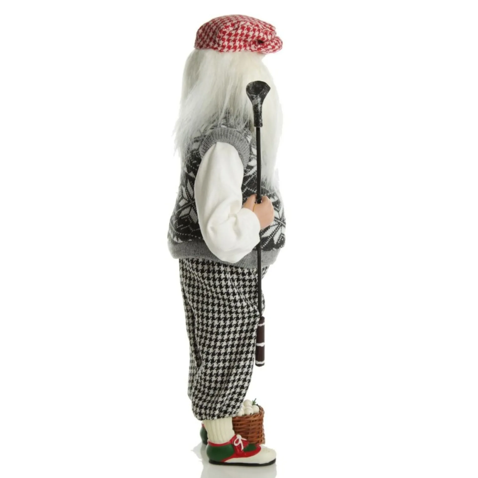 Golfing Santa Christmas Ornament Christmas Figurines|