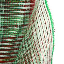 Green and Red Check Decomesh Roll Decomesh|