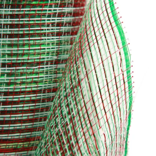 Green and Red Check Decomesh Roll Decomesh|