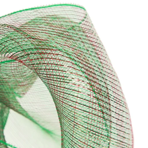 Green and Red Check Decomesh Roll Decomesh|